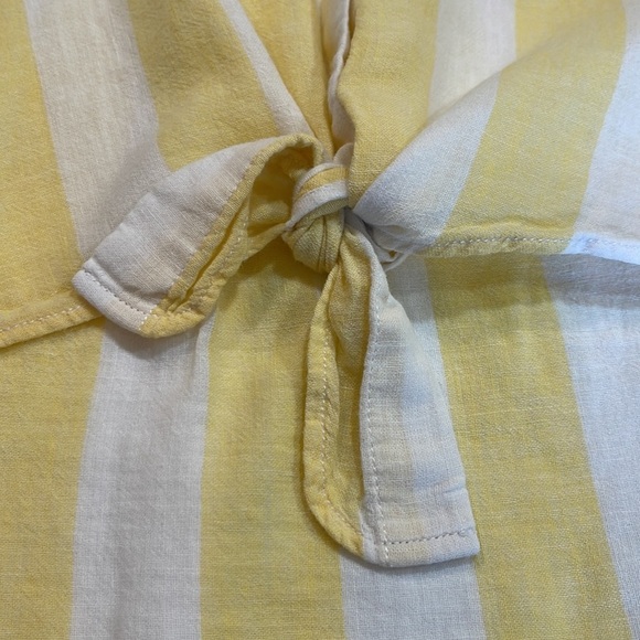 beachlunchlounge striped button down sleeveless shirt • Size XS - Picture 8 of 12